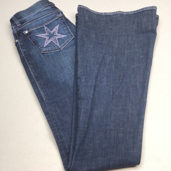 DVB DENIM BY BECKHAM FLARE JEANS 25x33 😎 (fits xxs to xs) - Picture 7 of 11